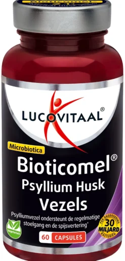 Lucovitaal Bioticomel Psyllium Husk Vezels (60 capsules)