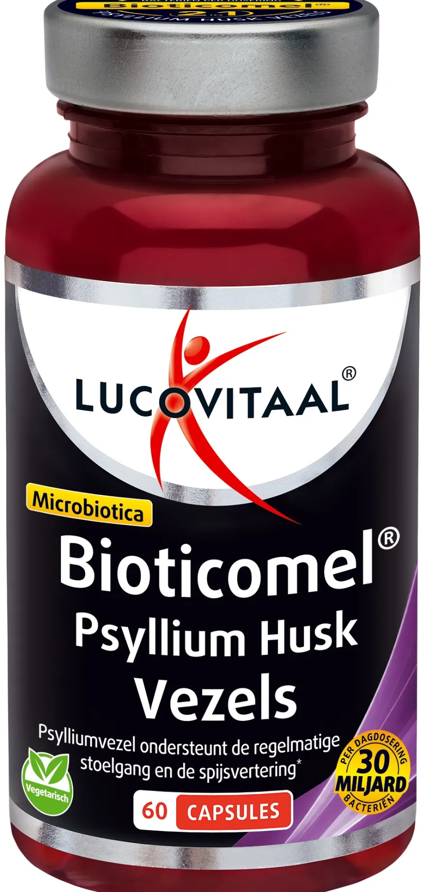 Lucovitaal Bioticomel Psyllium Husk Vezels (60 capsules)