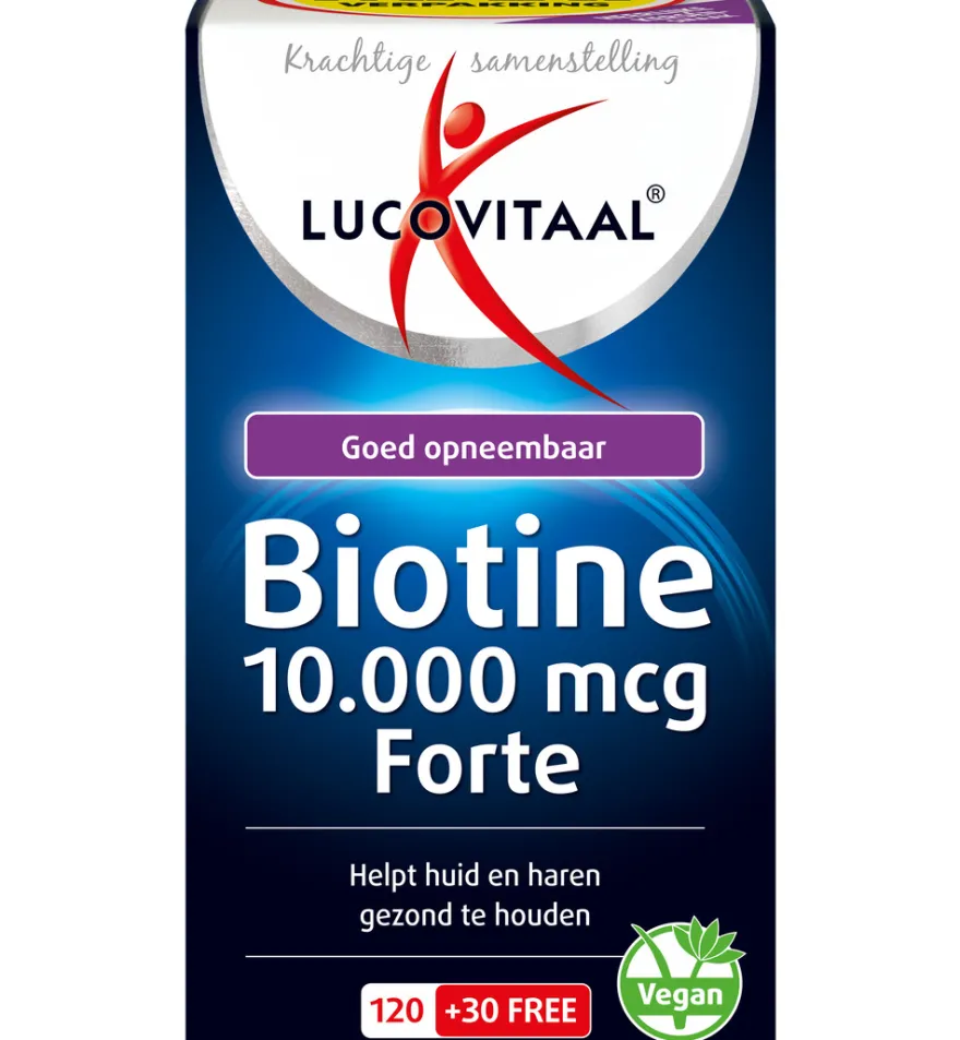 Lucovitaal Biotine 10.000mcg Forte (150 zuigtabletten)