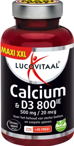 Lucovitaal Calcium & D3 Maxi Pot (270 kauwtabletten)