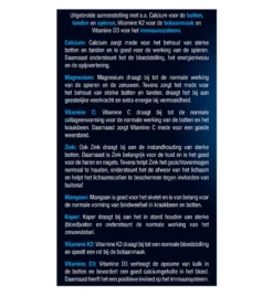 Lucovitaal Calcium Magnesium Bot Formule (60 tabletten)