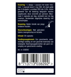 Lucovitaal CBD 5mg (30 capsules)