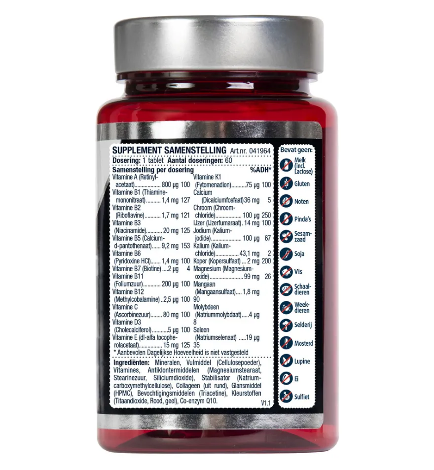 Lucovitaal Collageen Multi Vitamine Compleet (60 tabletten)