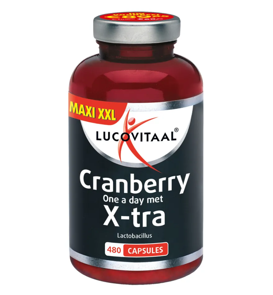 Lucovitaal Cranberry X-tra Lactobacillus (480 capsules)