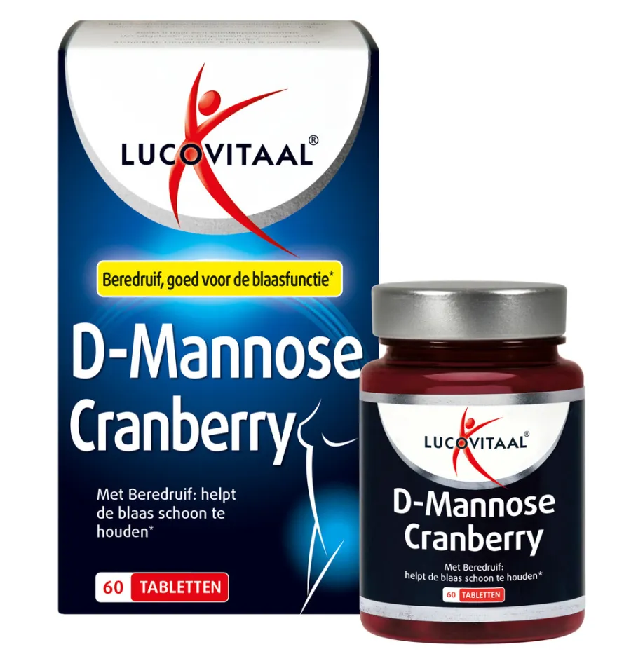 Lucovitaal D-Mannose Cranberry (60 tabletten)