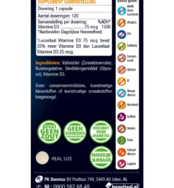 Lucovitaal D3 75mcg (120 capsules)