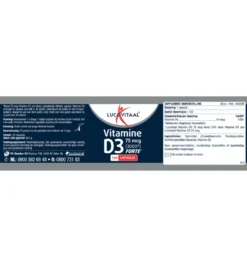 Lucovitaal D3 75mcg (120 capsules)