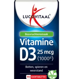 Lucovitaal D3 25mcg (90 kauwtabletten)