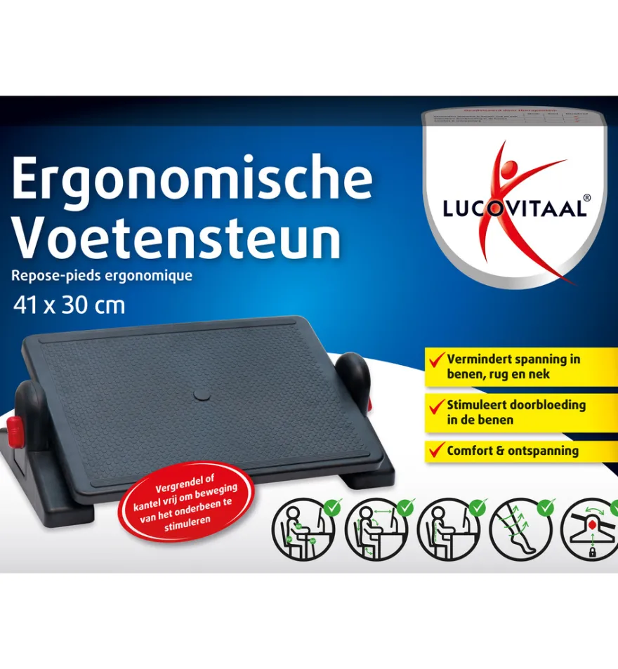 Lucovitaal Ergonomische Voetensteun (1 stuk)