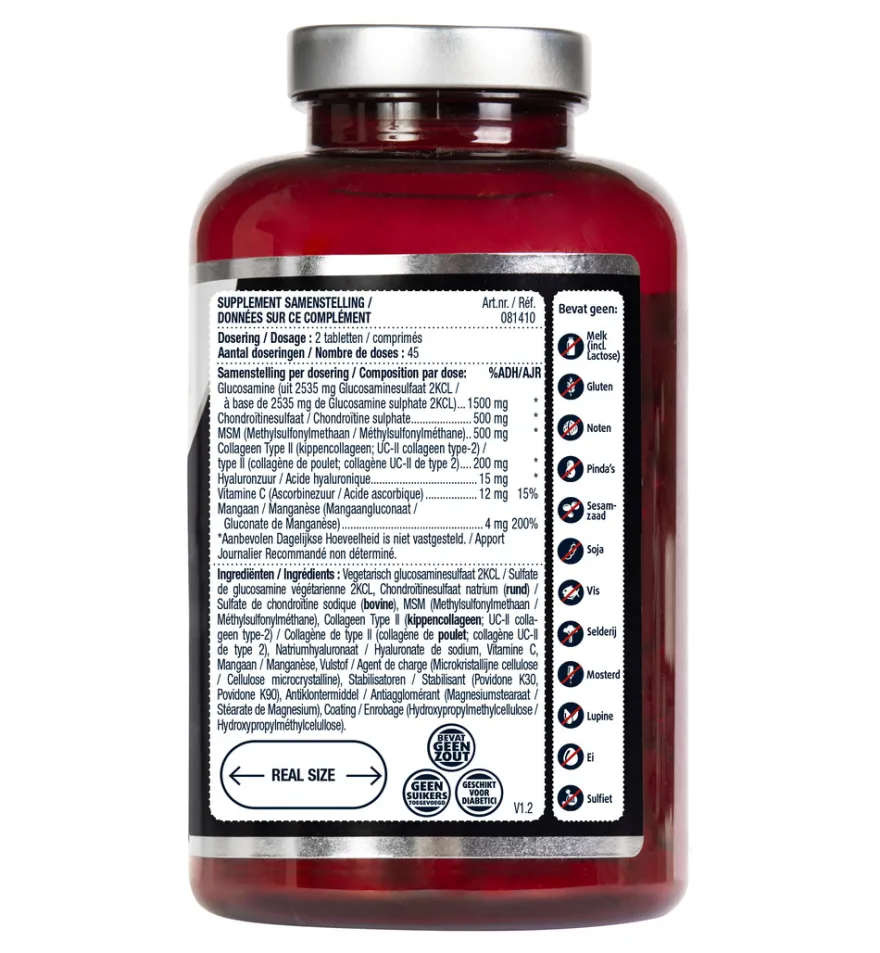 Lucovitaal Glucosamine Collageen Type 2 (90 tabletten)