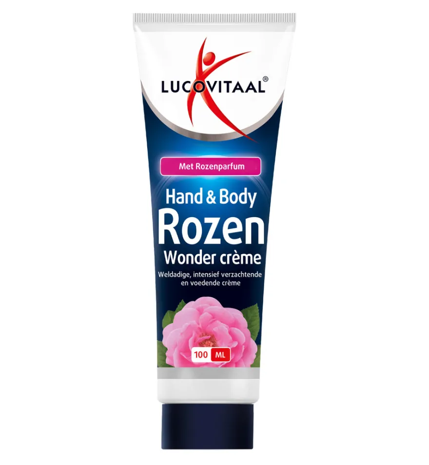 Lucovitaal Hand & Body Rozen Wonder Crème (100 ml)