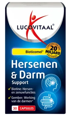 Lucovitaal Hersenen & Darm Support Bioticomel (30 capsules)