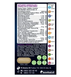 Lucovitaal Huid, Haar & Nagels met Biotine (60 tabletten)