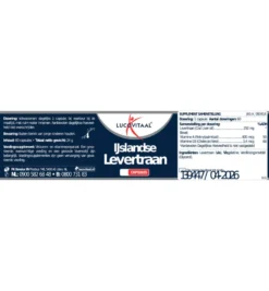 Lucovitaal Ijslandse Levertraan (60 capsules)