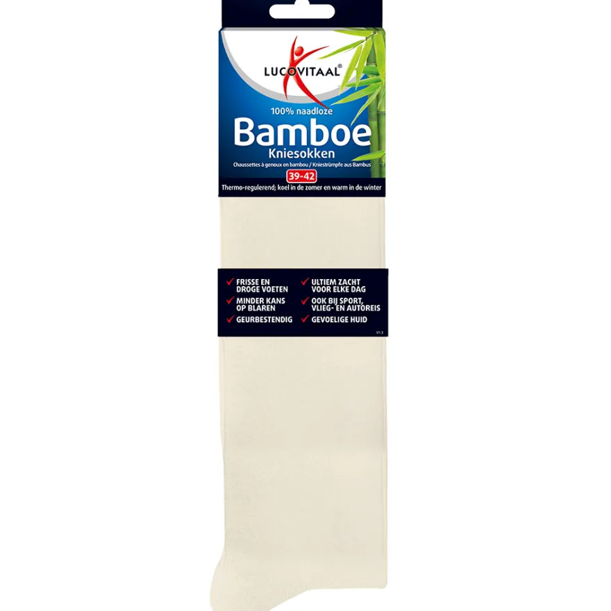 Lucovitaal Kniesok Bamboe 39-42 (1 paar)