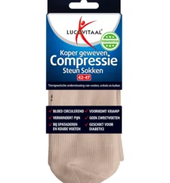 Lucovitaal Koper Compressie Sok 42-47 (1 Paar)
