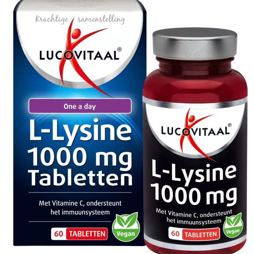 Lucovitaal L-Lysine 1000mg (60 tabletten)