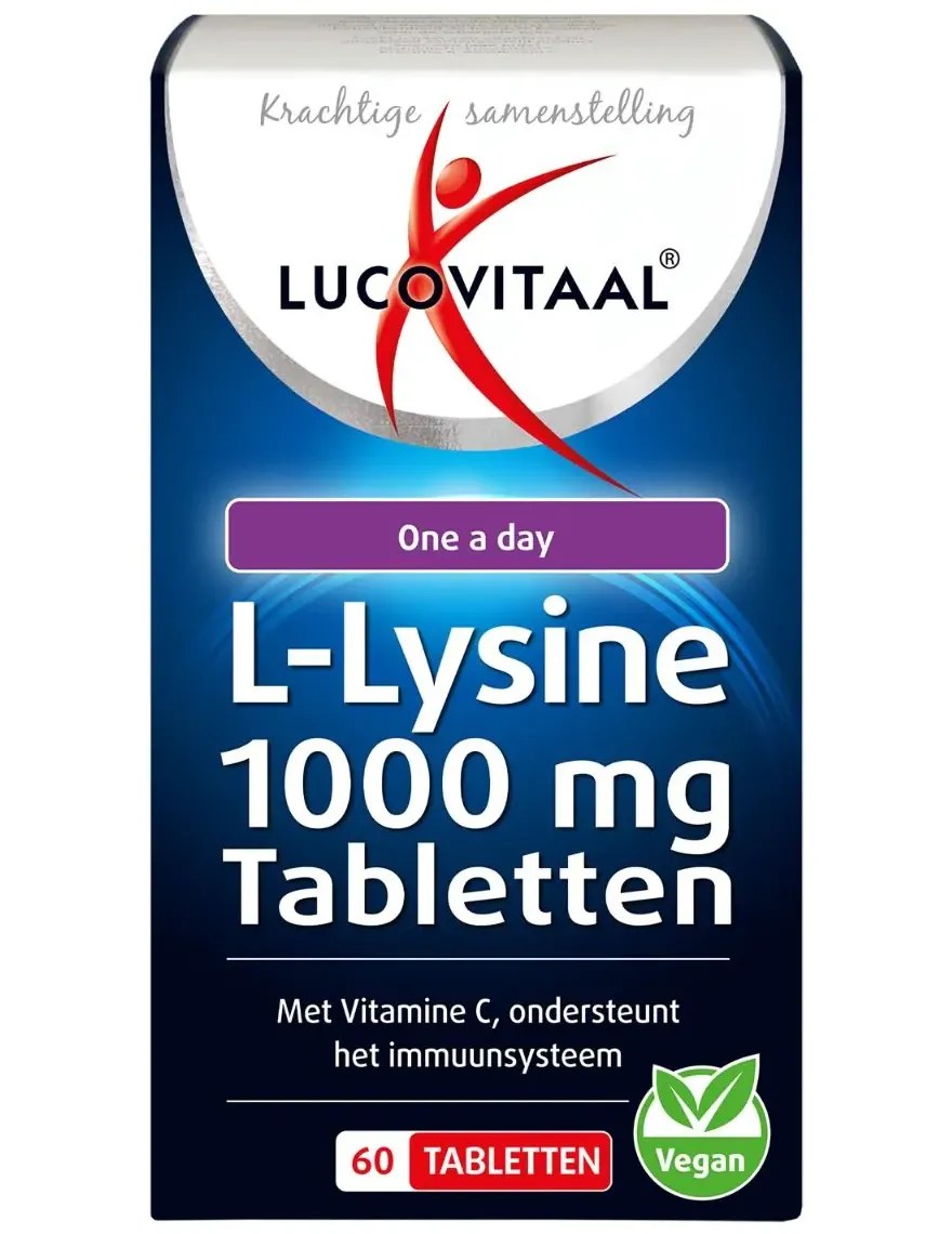 Lucovitaal L-Lysine 1000mg (60 tabletten)