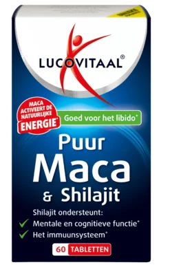Lucovitaal Maca & Shilajit Puur (60 tabletten)