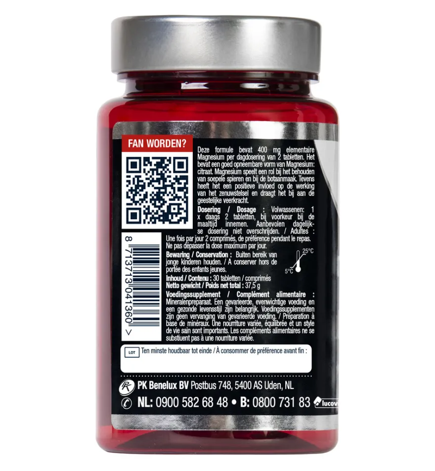 Lucovitaal Magnesium Citraat 400mg (30 tabletten)