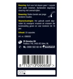 Lucovitaal Melatonine CBD 5mg (30 capsules)
