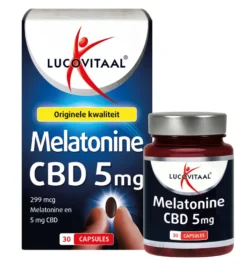 Lucovitaal Melatonine CBD 5mg (30 capsules)