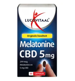 Lucovitaal Melatonine CBD 5mg (30 capsules)