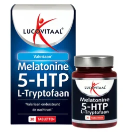 Lucovitaal Melatonine 5 HTP L-Tryptofaan (30 tabletten)