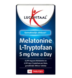 Lucovitaal Melatonine L-Tryptofaan 5mg (30 tabletten)