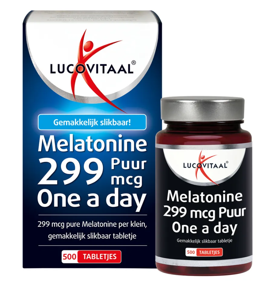 Lucovitaal Melatonine Puur 299mcg (500 tabletten)