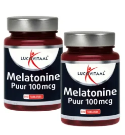 Lucovitaal Melatonine Puur 100mcg Duopack (2×500 tabletten)