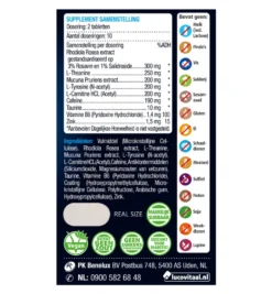 Lucovitaal Mentale Focus Pil (20 tabletten)