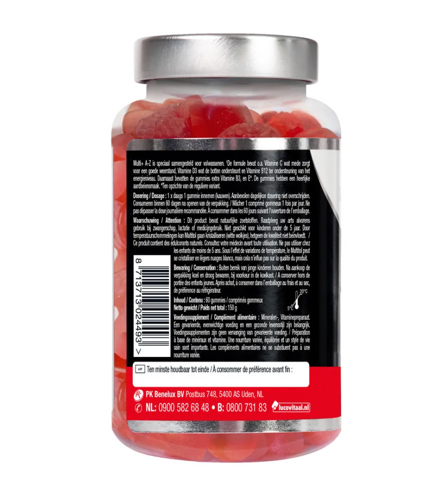 Lucovitaal Multi+ A-Z (60 gummies)