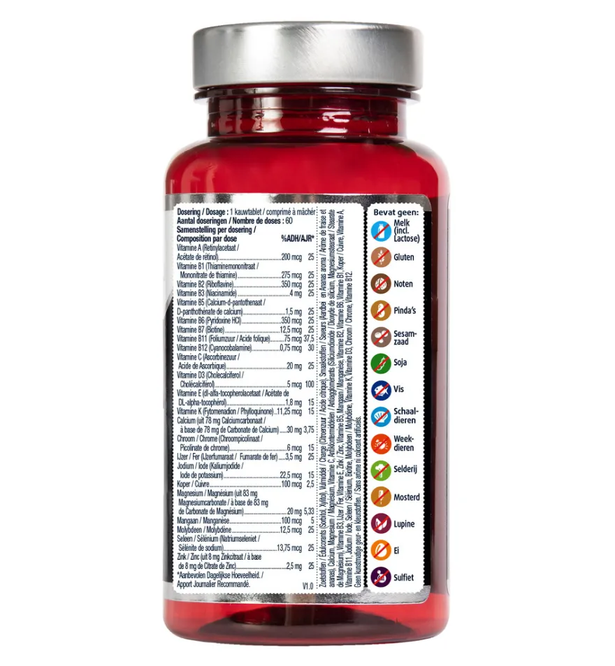 Lucovitaal Multi+ Compleet Kids (60 kauwtabletten)