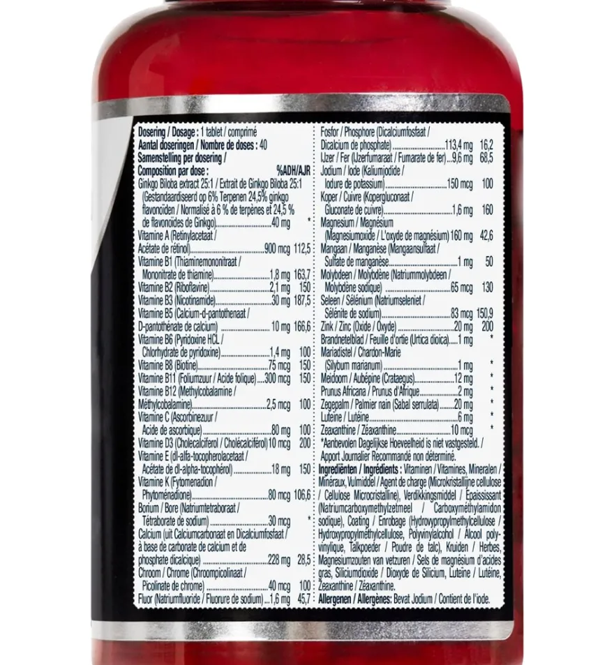 Lucovitaal Multi Compleet Man 50+ (40 tabletten)