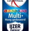 Lucovitaal Multi+ IJzer Energie Hoog gedoseerd (60 tabletten)