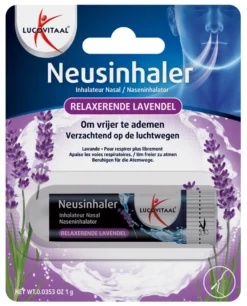Lucovitaal Neusinhaler Vrijer Ademen Relaxerende Lavendel (1 gr)