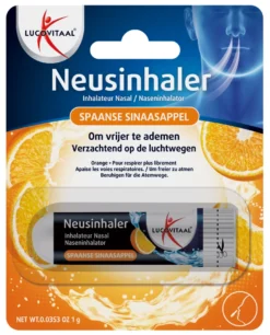 Lucovitaal Neusinhaler Vrijer Ademen Spaanse Sinaasappel (1 gr)