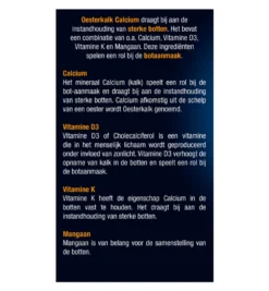 Lucovitaal Oesterkalk Calcium Vitamine D3 & K (100 tabletten)