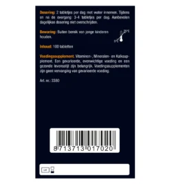 Lucovitaal Oesterkalk Calcium Vitamine D3 & K (100 tabletten)