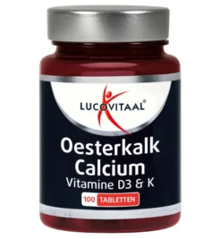 Lucovitaal Oesterkalk Calcium Vitamine D3 & K (100 tabletten)