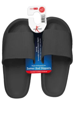 Lucovitaal Orth. Badslippers 45-46 Zwart (1 paar)