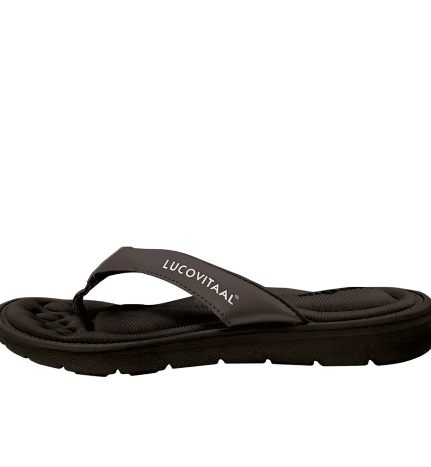Lucovitaal Orth. Slippers 45-46 Zwart (1 paar)