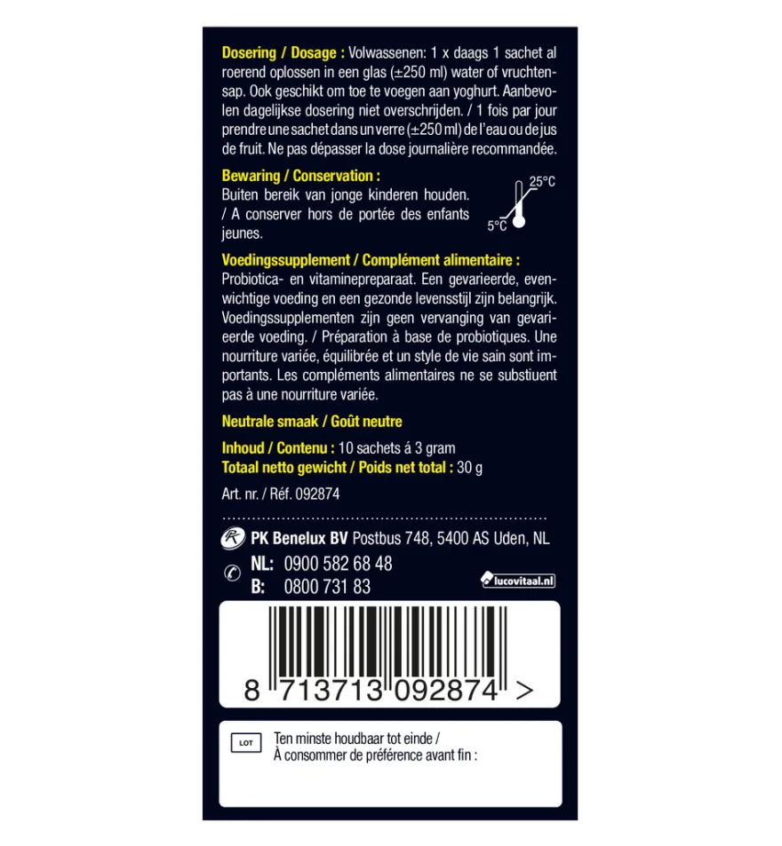 Lucovitaal Pre & Probiotica (10 sachets)
