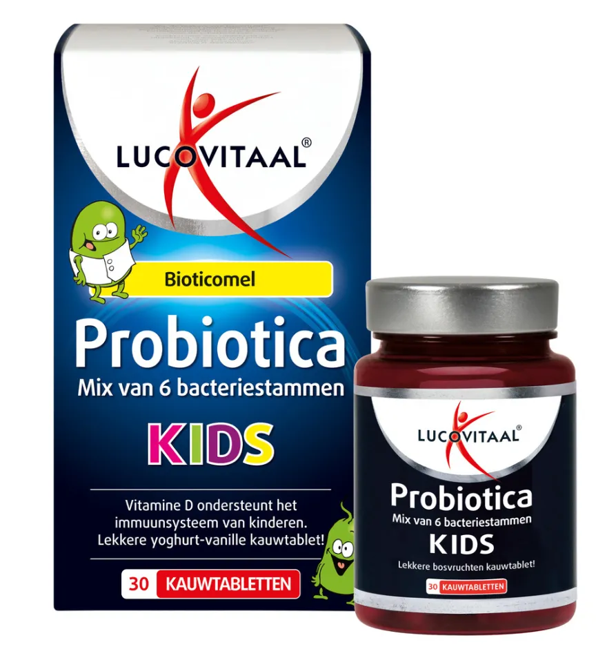 Lucovitaal Probiotica Kids (30 kauwtabletten)