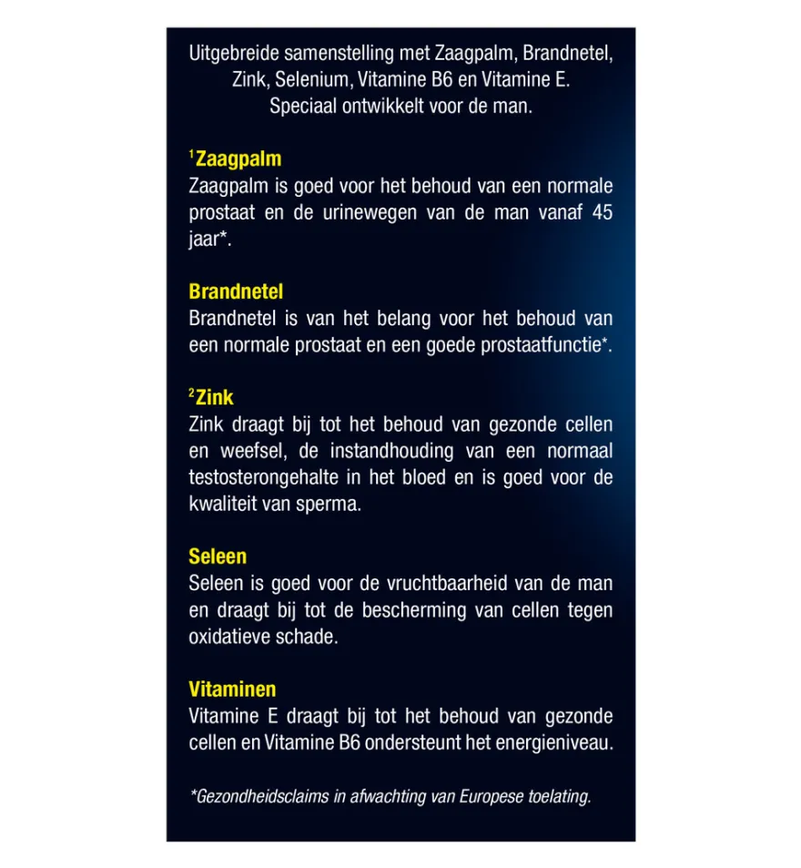 Lucovitaal Prostaat Comfort (60 capsules)
