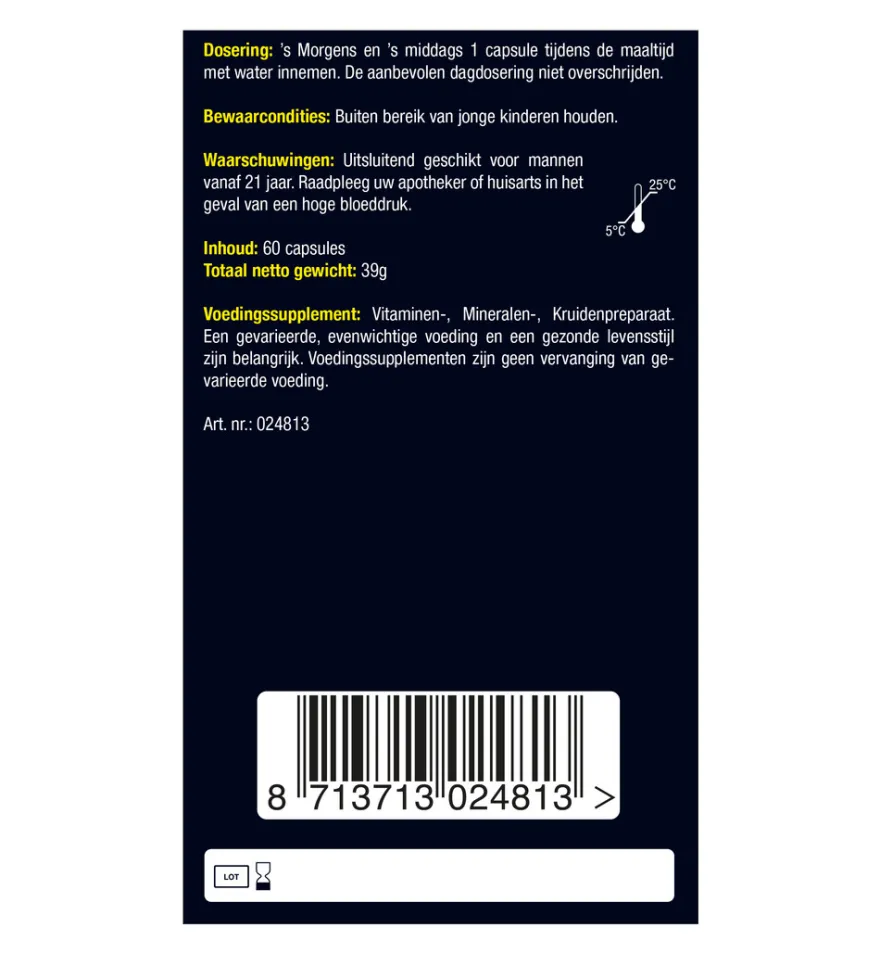 Lucovitaal Prostaat Comfort (60 capsules)