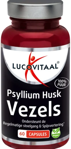 Lucovitaal Psyllium Husk Vezels (60 capsules)