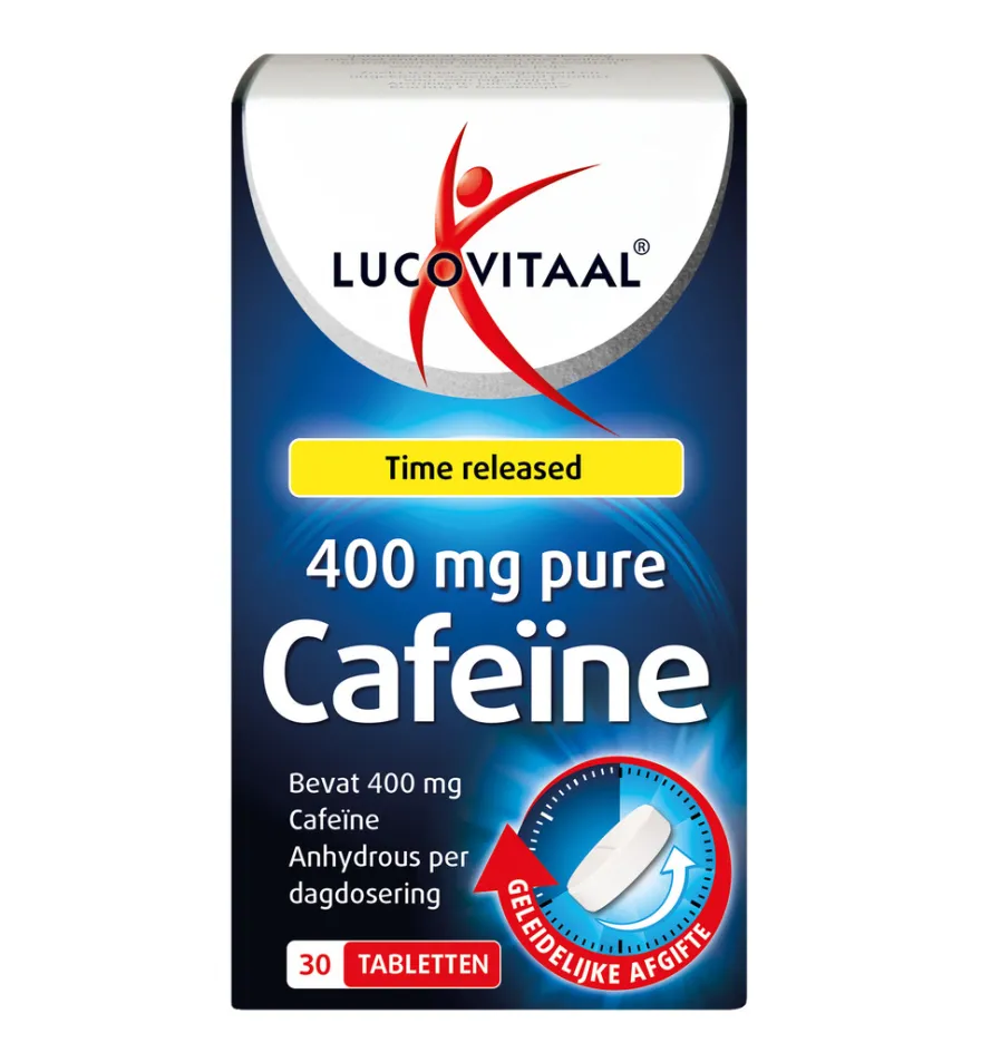 Lucovitaal Pure Cafeïne 400Mg (30 tabletten)