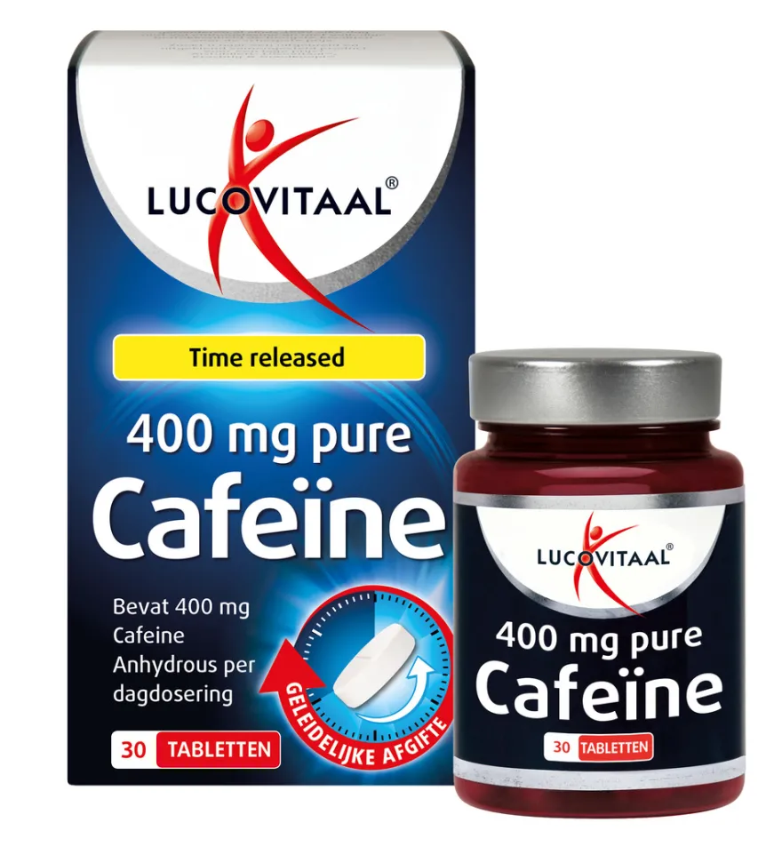 Lucovitaal Pure Cafeïne 400Mg (30 tabletten)